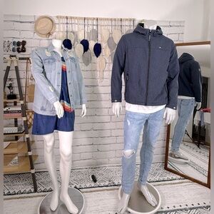 Tommy Hilfiger Men's Sherpa-Lined Softshell Hooded Jacket